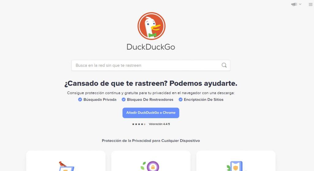 Tipos de Buscadores de Internet: Qué son, ejemplos y alternativas de búsqueda en la web - duck duck 1024x560