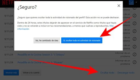 Ocultar Todo Netflix