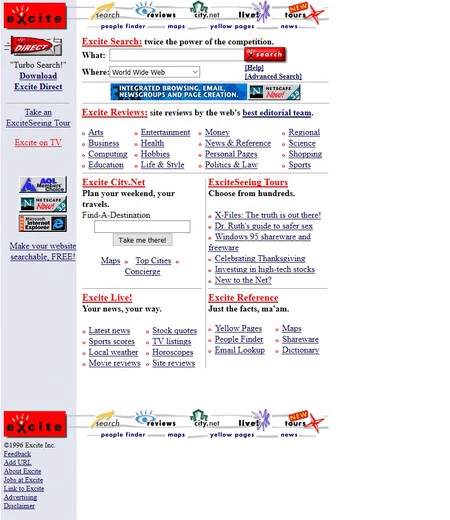 Excite 1996
