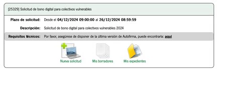 Solicitud Bono Digital