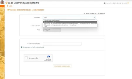 Catastro Valor De Referencia