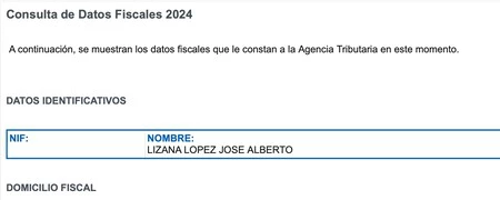 Datos Fiscales 2024