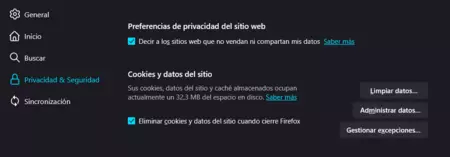 Cookies Firefox