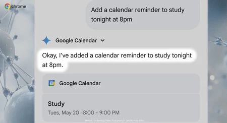 Integración de Google Calendar en Gemini.