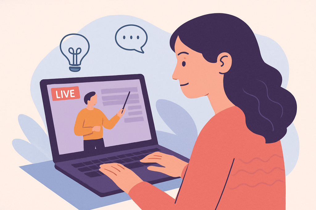 Formación telepresencial con clases en directo: la ilusión de estar aprendiendo - ChatGPT Image 2 may 2025 22 18 38 1024x683