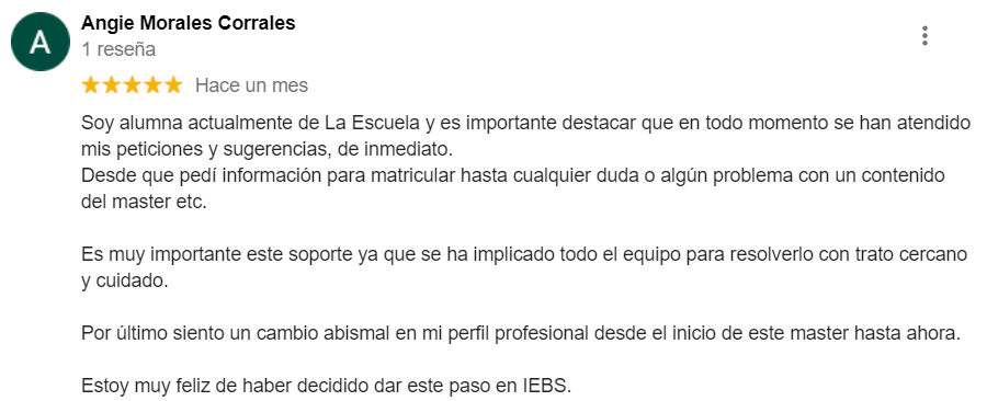 Opiniones de IEBS: Lo que los alumnos opinan de la escuela - image 5