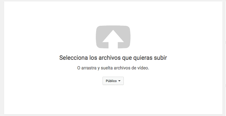 Cómo ser Youtuber: 15+1 reglas de oro para el éxito - selecciona los archivos que quieras subir min
