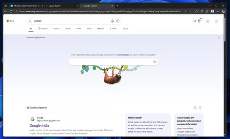 Bing Ad For Google